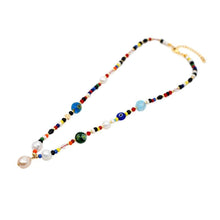 Load image into Gallery viewer, Natural Real Freshwater Pearls Crystal Simple Rainbow Rice Beads - Sophornlilly