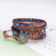 Load image into Gallery viewer, Natural Stone Bracelet Hand Woven Multilayer Leather Bracelet Creative - Sophornlilly