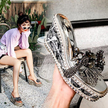 Load image into Gallery viewer, New 10cm High heeled Women Sandals Wedges Heels Women Pumps Shoes|High - Sophornlilly