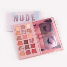 Load image into Gallery viewer, New 18 Color Nude Shining Eyeshadow Pearlescent Makeup Glitter Pigment
