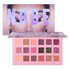 Load image into Gallery viewer, New 18 Color Nude Shining Eyeshadow Pearlescent Makeup Glitter Pigment