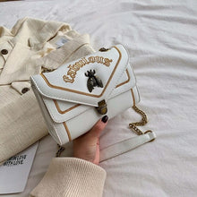 Load image into Gallery viewer, New Bag Female Fashion Embroidery Small Women Shoulder Bags Metal