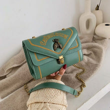 Load image into Gallery viewer, New Bag Female Fashion Embroidery Small Women Shoulder Bags Metal