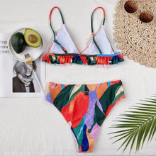 Load image into Gallery viewer, New Colorful Female Swimsuit High Waist Bikini Women Swimwear - Sophornlilly