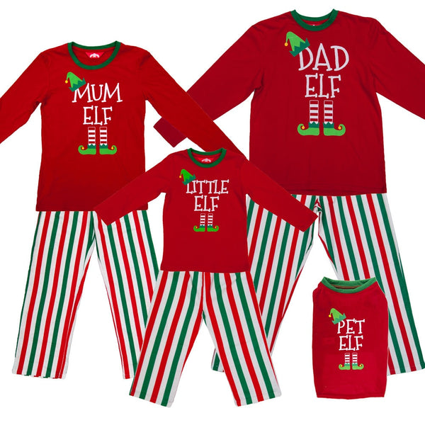 Family Pajamas Kids Mom Dad Cotton Printing Clothing Set