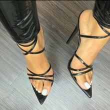 Load image into Gallery viewer, High Quality Narrow Band Sandals Pointed Peep Toe Thin - Sophornlilly