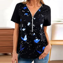 Load image into Gallery viewer, Spring And Summer Butterfly Flower Printed Pullover Slim Fit