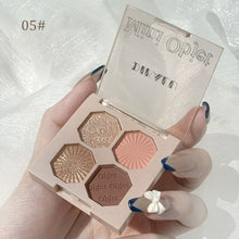 Load image into Gallery viewer, New 4 Colors Eyeshadow Palette Portable Makeup Highlight Matte Shimmer