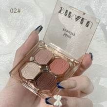 Load image into Gallery viewer, New 4 Colors Eyeshadow Palette Portable Makeup Highlight Matte Shimmer