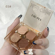 Load image into Gallery viewer, New 4 Colors Eyeshadow Palette Portable Makeup Highlight Matte Shimmer