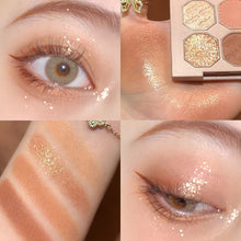 Load image into Gallery viewer, New 4 Colors Eyeshadow Palette Portable Makeup Highlight Matte Shimmer