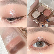 Load image into Gallery viewer, New 4 Colors Eyeshadow Palette Portable Makeup Highlight Matte Shimmer