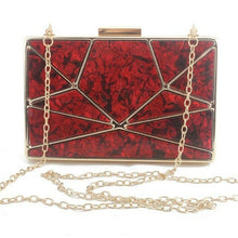 Load image into Gallery viewer, New Acrylic Women Clutch Bag Chain Luxury Brand Design Women Messenger