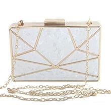 Load image into Gallery viewer, New Acrylic Women Clutch Bag Chain Luxury Brand Design Women Messenger