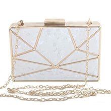 Load image into Gallery viewer, New Acrylic Women Clutch Bag Chain Luxury Brand Design Women Messenger