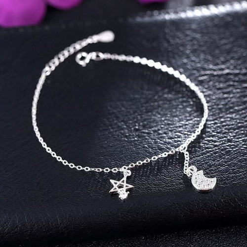 Sterling Ladies Silver Anklet