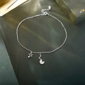 Sterling Ladies Silver Anklet