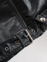 Load image into Gallery viewer, New Arrival Autumn Vogue Women Embroidery PU Leather Jacket Chic