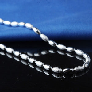 Sterling Silver Anklets Olive Kernel