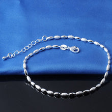 Load image into Gallery viewer, Sterling Silver Anklets Olive Kernel