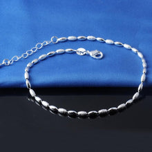 Load image into Gallery viewer, Sterling Silver Anklets Olive Kernel