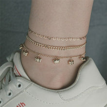 Load image into Gallery viewer, New Arrival Gold Cuban Chain Anklets For Women Punk Style Foot Jewelry