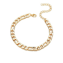Load image into Gallery viewer, New Arrival Gold Cuban Chain Anklets For Women Punk Style Foot Jewelry