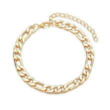Load image into Gallery viewer, New Arrival Gold Cuban Chain Anklets For Women Punk Style Foot Jewelry
