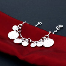 Load image into Gallery viewer, Sterling Silver Bracelet Pattern Circle