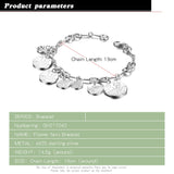 Sterling Silver Bracelet Pattern Circle