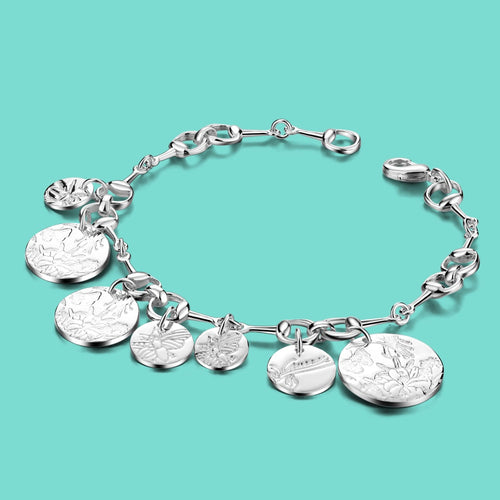 Sterling Silver Bracelet Pattern Circle