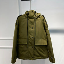 Load image into Gallery viewer, Autumn Winter Top Quality Solid Army Green Texture