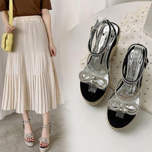 Load image into Gallery viewer, New Bow Wedges Women Sandals High Heel Thick Bottom Women Shoes|High - Sophornlilly