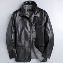 Load image into Gallery viewer, New Casual Cowhide Dress Suit Blazer Coat