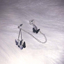 Load image into Gallery viewer, New Creative Butterfly Cool Pendant Punk Drop Dangle Earring Harajuku