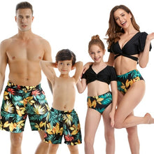 Load image into Gallery viewer, New Dad And Son Family Look Mother Daughter Bikini Swimwear Beach Bath