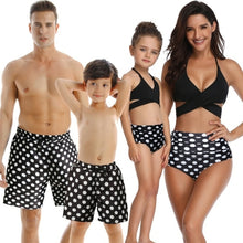 Load image into Gallery viewer, New Dad And Son Family Look Mother Daughter Bikini Swimwear Beach Bath