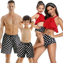 Load image into Gallery viewer, New Dad And Son Family Look Mother Daughter Bikini Swimwear Beach Bath