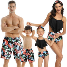 Load image into Gallery viewer, Dad And Son Family Look Mother Daughter Bikini Swimwear Beach Bath