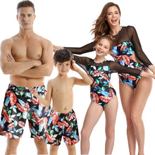 Load image into Gallery viewer, Dad And Son Family Look Mother Daughter Bikini Swimwear Beach Bath