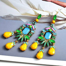 Load image into Gallery viewer, New Design Bohemian Ethnic Long Pendant Dangle Drop Earrings