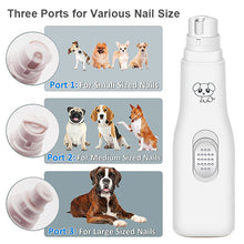 Load image into Gallery viewer, New Electric Dog Nail Clippers for Dog Nail Grinders Battery Powered