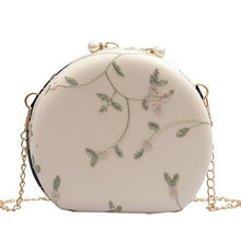 Load image into Gallery viewer, New Embroidery Flowers Design Women Flap Clutch Evening Bags Gold