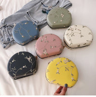 New Embroidery Flowers Design Women Flap Clutch Evening Bags Gold