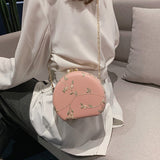 New Embroidery Flowers Design Women Flap Clutch Evening Bags Gold