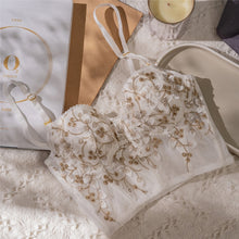 Load image into Gallery viewer, New Embroidery Lace Flowers  French Underwear Sexy Body Shaping Push