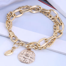Load image into Gallery viewer, New European American fashion metal simple versatile disc temperament