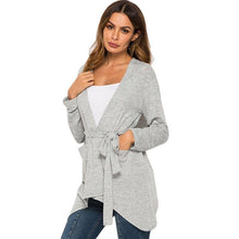 Load image into Gallery viewer, New European Women Thin Kimono Cardigan Long Sleeve Loose Irregular - Sophornlilly