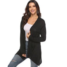 Load image into Gallery viewer, New European Women Thin Kimono Cardigan Long Sleeve Loose Irregular - Sophornlilly