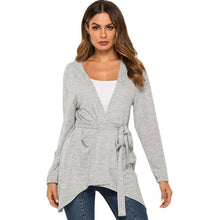 Load image into Gallery viewer, New European Women Thin Kimono Cardigan Long Sleeve Loose Irregular - Sophornlilly